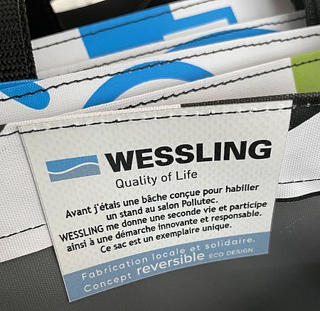 Upcycled bags from WESSLING France : the story behind!