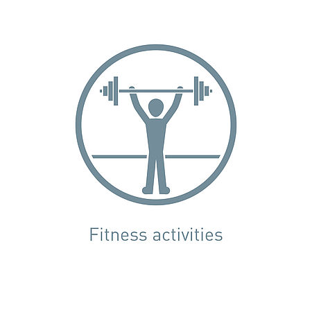 Icon fitness activities