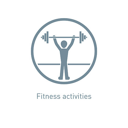 Icon fitness activities