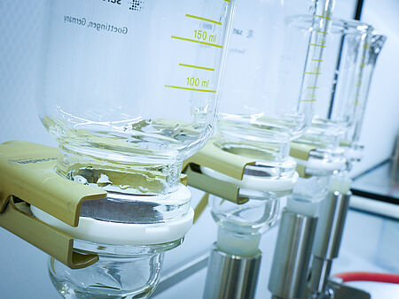 Filtration von Partikeln auf Substrate