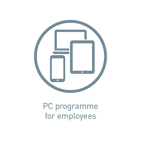 Icon PC programme for employees