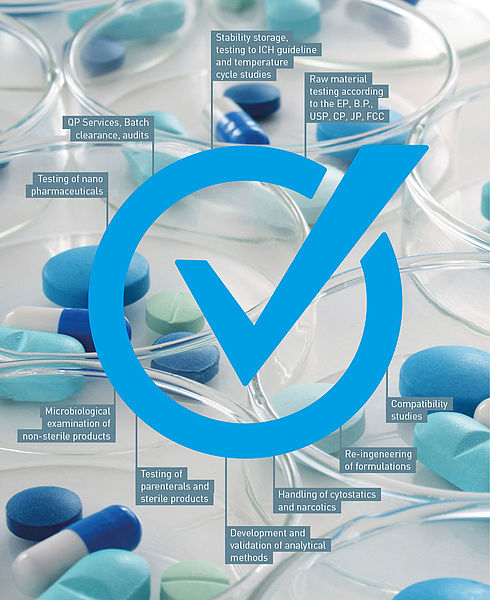 Graphic for services of WESSILNG in the field of pharmaceutical analysis
