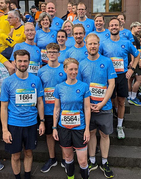 Die WESSLING, part of ALS Limiteg Läufer*innen beim 22. Münster Marathon