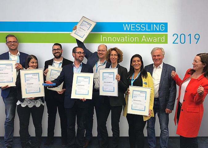 The winners of the WESSLING Innovation Award 2019