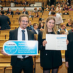 Verleihung des Studienpreises für Lebensmittelchemie an der Westfälischen Wilhelms-Universität Münster