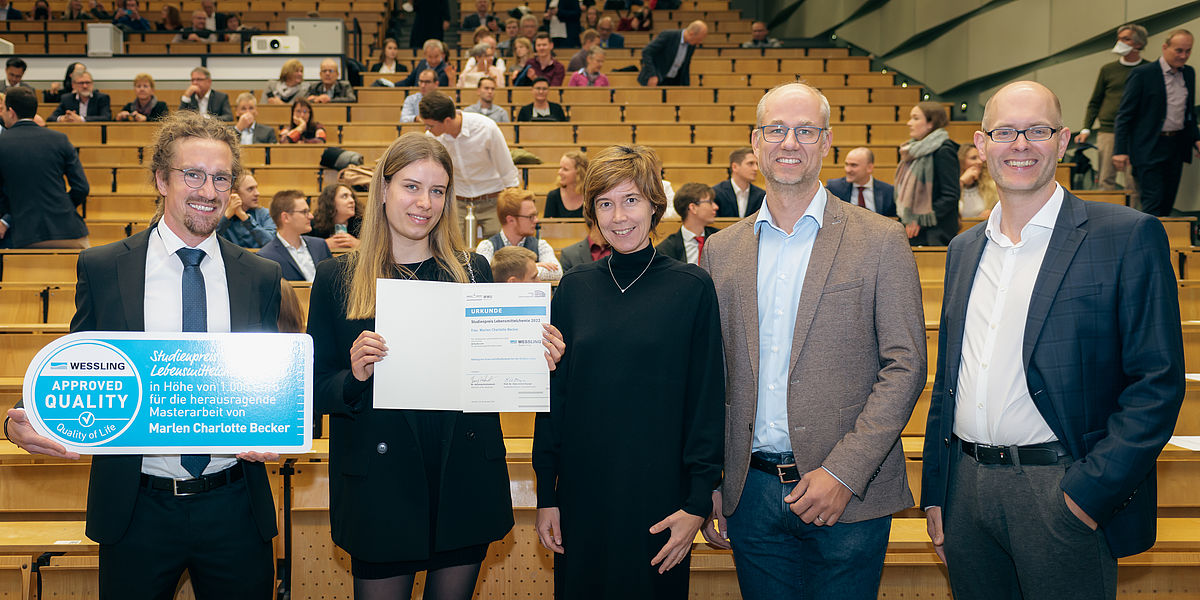 Verleihung des Studienpreises für Lebensmittelchemie an der Westfälischen Wilhelms-Universität Münster