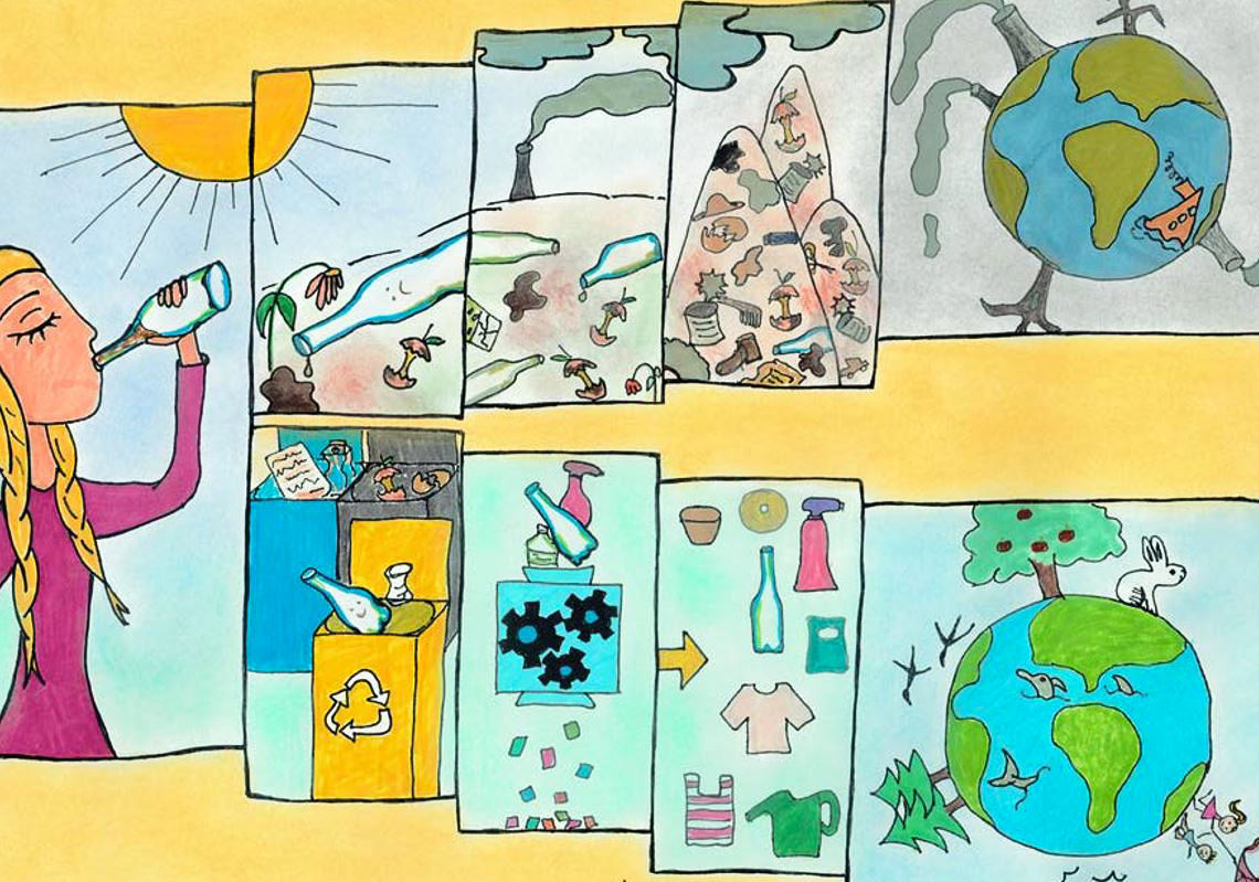 children’s drawing competition about microplastics