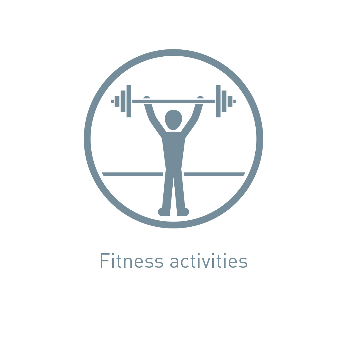 Icon fitness activities